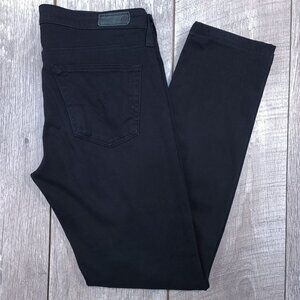 Adriano Goldschmied The Stilt Cigarette Leg Jeans Womens 26x28 Black Soft Denim
